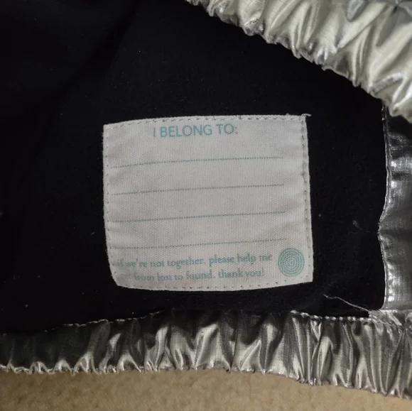 Primary 10 Silver Puffer Jacket - Picture 3 of 9
